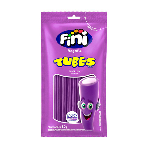 TUBES FINI 80GR UVA BRILHO - CX COM 12 UN