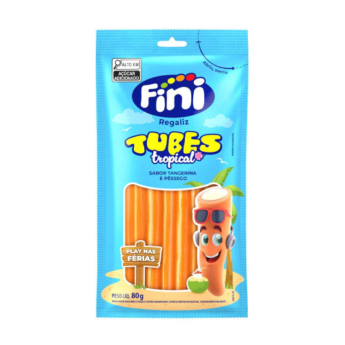 TUBES FINI 80GR TROPICAL - CX COM 12 UN