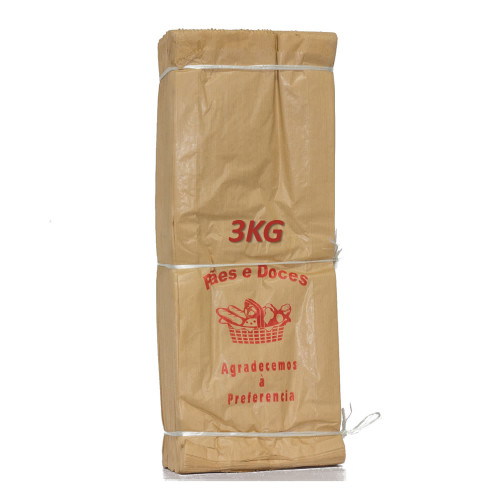SACO DE PAPEL NATURAL PIN 3KG (6 PÃES) - PC COM 500 UN