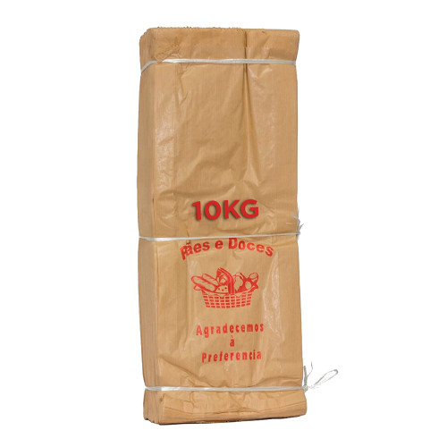 SACO DE PAPEL NATURAL PIN 10KG (20 PÃES) - PC COM 500 UN