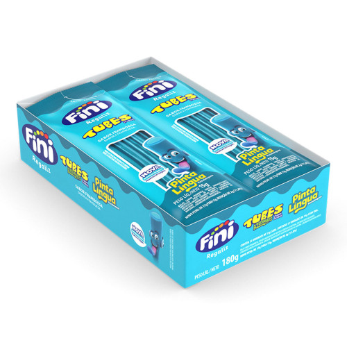 TUBES FINI 15GR PINTA LÍNGUA FRAMBOESA - DP COM 12 UN