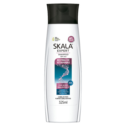 SHAMPOO SKALA 325ML BOMBA DE VITAMINA - PC COM 4 UN