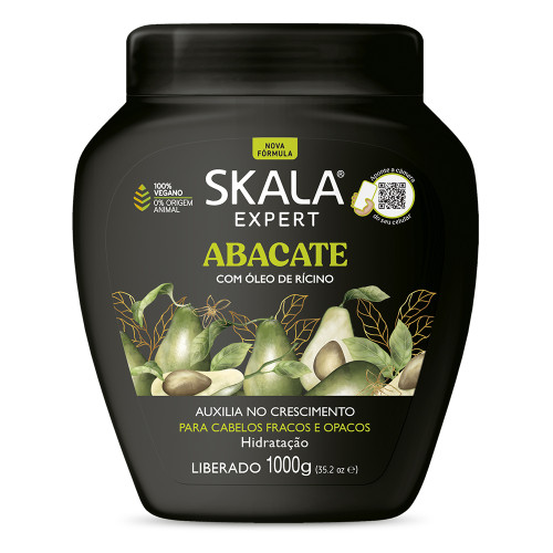 CREME SKALA POTE 1 KILO - ABACATE CX COM 6 UN