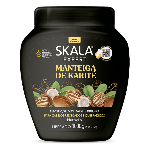 CREME SKALA POTE 1 KILO - MANTEIGA DE KARITÉ CX COM 6 UN