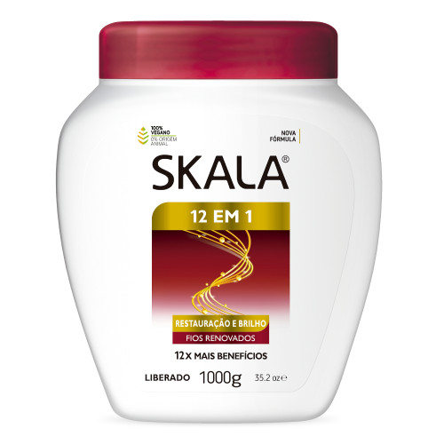 CREME SKALA POTE 1 KILO - 12 EM 1 CX COM 6 UN