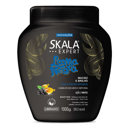 CREME SKALA POTE 1 KILO - LAMA NEGRA CX COM 6 UN