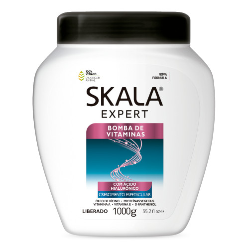CREME SKALA POTE 1 KILO - BOMBA DE VITAMINAS CX COM 6 UN