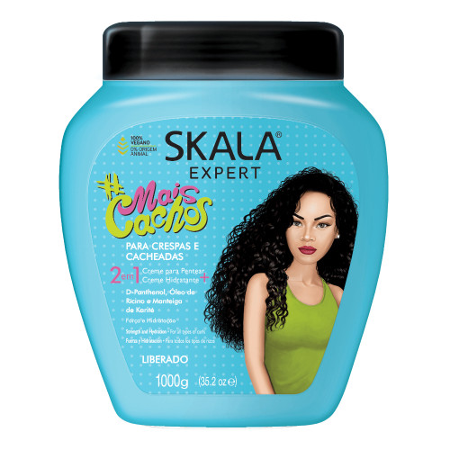CREME SKALA POTE 1 KILO - MAIS CACHOS CX COM 6 UN