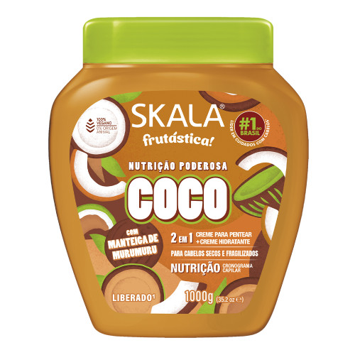 CREME SKALA POTE 1 KILO COCO - CX COM 6 UN