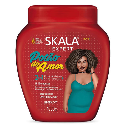 CREME SKALA POTE 1 KILO - POTÃO DO AMOR 2 EM 1 CX COM 6 UN