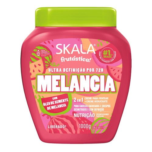 CREME SKALA POTE 1 KILO MELANCIA - CX COM 6 UN