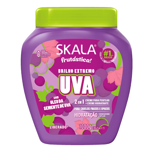CREME SKALA POTE 1 KILO UVA - CX COM 6 UN