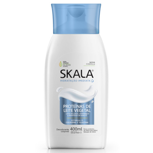 HIDRATANTE SKALA 400ML - PROTEÍINAS LEITE VEGETAL PC COM 4 UN