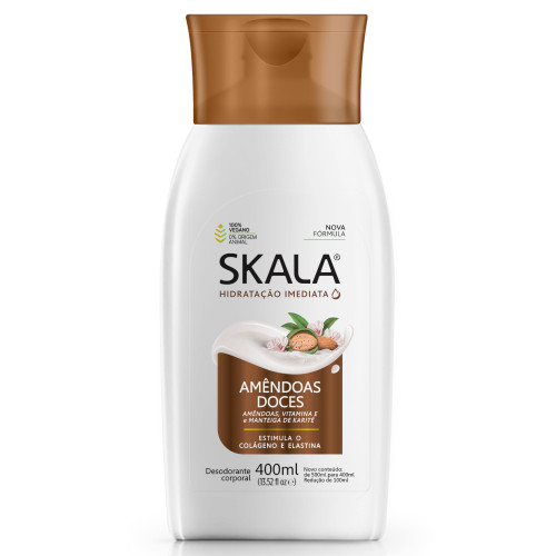HIDRATANTE SKALA 400ML - AMÊNDOAS DOCES PC COM 4 UN