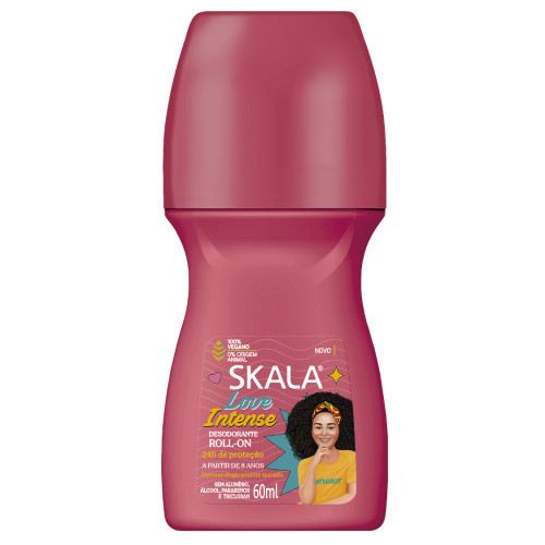 DESODORANTE ROLL-ON SKALA LOVE INTENSE 60ML - PC COM 4 UN