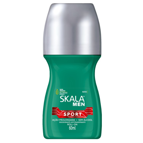 DESODORANTE ROLL-ON SKALA FOR MEN SPORT 60ML - PC COM 4 UN