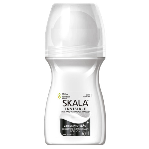 DESODORANTE ROLL-ON SKALA INVISIBLE 60ML - PC COM 4 UN