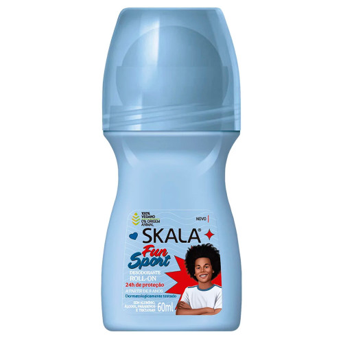 DESODORANTE ROLL-ON SKALA FUN SPORT 60ML - PC COM 4 UN
