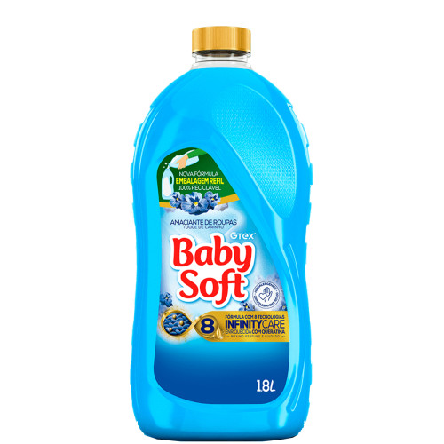 AMACIANTE BABY SOFT 1,8LT -  TOQUE DE CARINHO CX COM 6 UN
