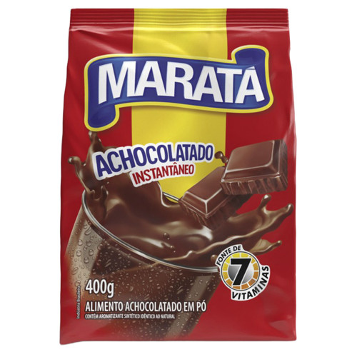 ACHOCOLATADO MARATÁ 400GR EM PÓ - CX COM 24 UN