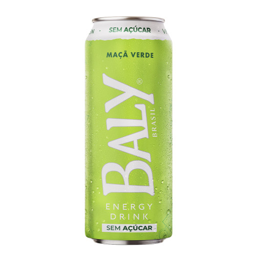 ENERGÉTICO BALY SEM AÇÚCAR 473ML MAÇÃ VERDE - FD COM 6 UN