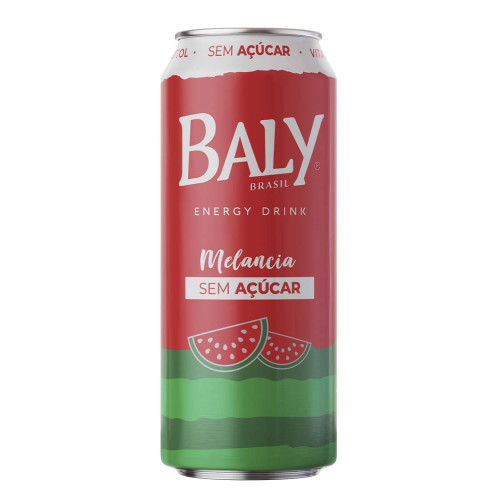 ENERGÉTICO BALY SEM AÇÚCAR 473ML MELANCIA - FD COM 6 UN