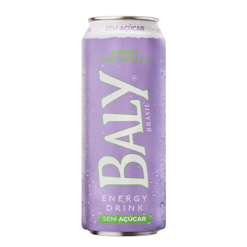 ENERGÉTICO BALY SEM AÇÚCAR 473ML AMORA COM HORTELÃ - FD COM 6 UN