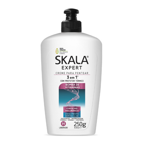 CREME P/ PENTEAR SKALA 250GR - BOMBA DE VITAMINAS S.O.S CX COM 4 UN