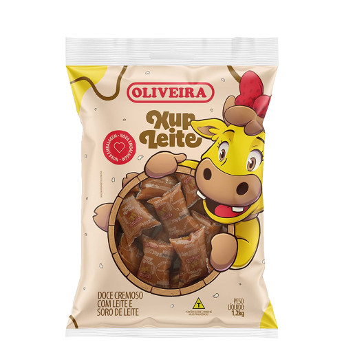 DOCE DE LEITE OLIVEIRA CREMOSO 30GR XUP-XUP LEITE - CX COM 40 UN