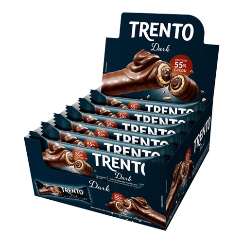 CHOCOLATE TRENTO PECCIN 29GR DARK - DP COM 16 UN