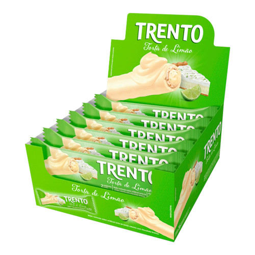 CHOCOLATE TRENTO PECCIN 29GR TORTA DE LIMÃO - DP COM 16 UN