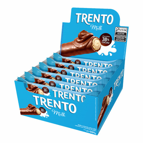 CHOCOLATE TRENTO PECCIN 29GR MILK - DP COM 16 UN