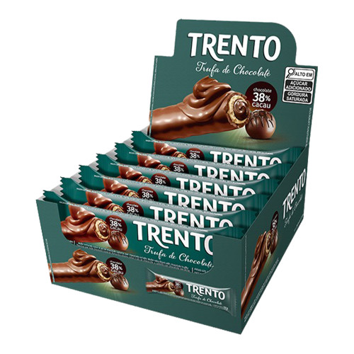 CHOCOLATE TRENTO PECCIN 29GR TRUFA DE CHOCOLATE - DP COM 16 UN