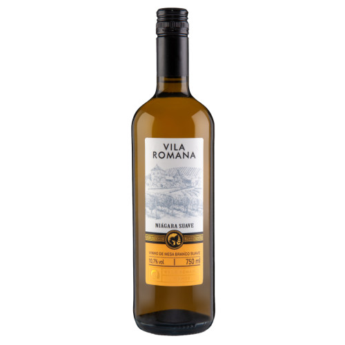 VINHO VILA ROMANA 750ML NIÁGARA SUAVE - CX COM 12 UN
