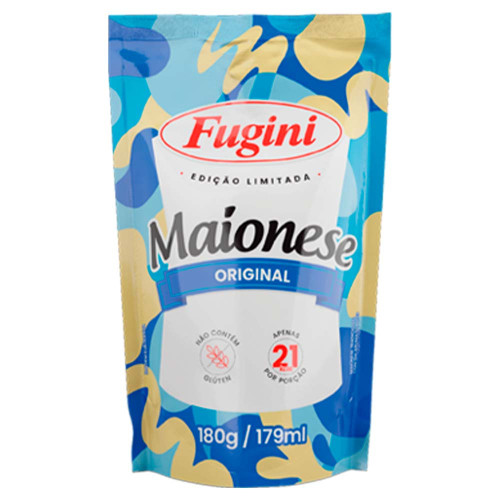 MAIONESE FUGINI 180GR SACHÊ - CX COM 36 UN