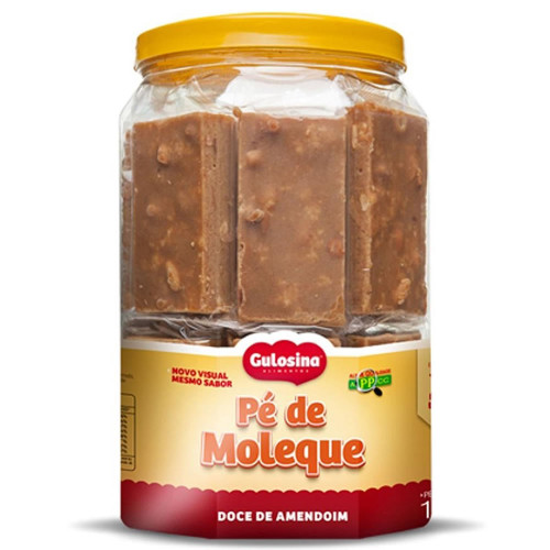 DOCE DE POTE GULOSINA 1,1 KILO PÉ DE MOLEQUE - PT COM 20 UN