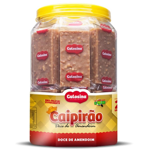 DOCE DE POTE GULOSINA 1,1 KILO CAIPIRÃO - PT COM 20 UN