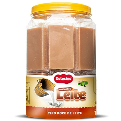 DOCE DE POTE GULOSINA 1,1 KILO LEITE - PT COM 20 UN