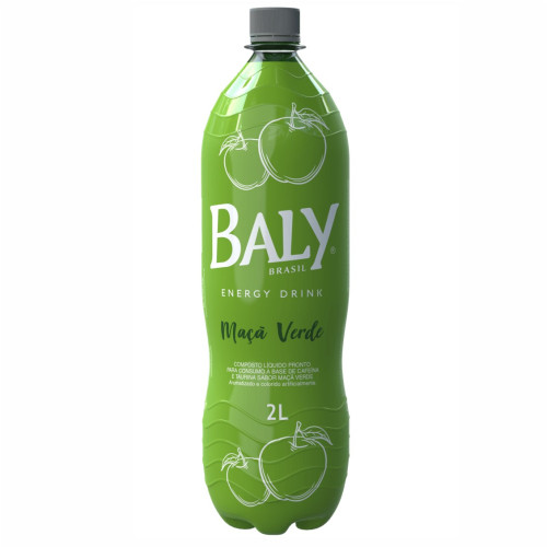 ENERGÉTICO BALY 2 LITROS MAÇÃ VERDE - FD COM 6 UN