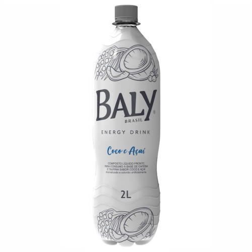 ENERGÉTICO BALY 2 LITROS COCO E AÇAÍ - FD COM 6 UN