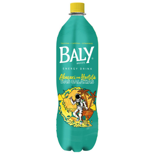 ENERGÉTICO BALY 2 LITROS ABACAXI COM HORTELÃ - FD COM 6 UN