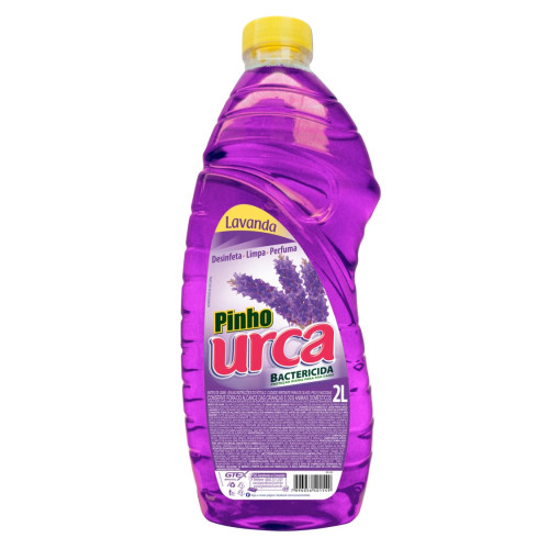 DESINFETANTE URCA 2 LITROS - LAVANDA CX COM 6 UN