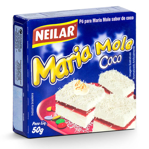 MARIA MOLE NEILAR 50GR COCO - CX COM 24 UN