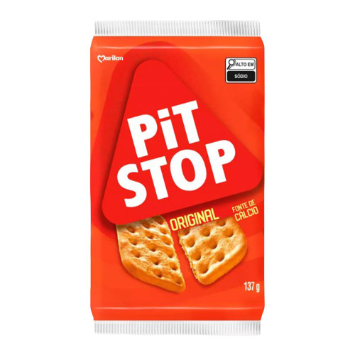 BISCOITO PIT STOP MARILAN 137GR ORIGINAL - CX COM 36 UN