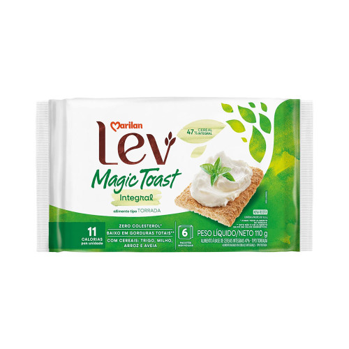 TORRADA MAGIC TOAST MARILAN 110GR INTEGRAL - CX COM 24 UN