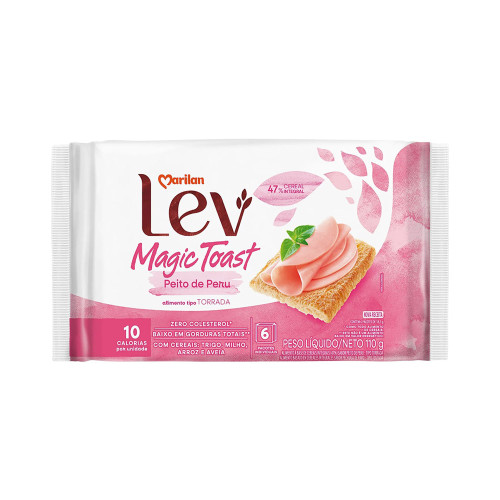 TORRADA MAGIC TOAST MARILAN 110GR PEITO DE PERU - CX COM 24 UN