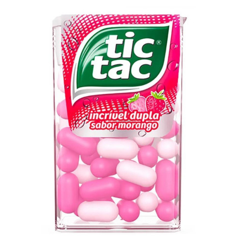 PASTILHA TIC TAC 14,5GR MORANGO - DP COM 14 UN