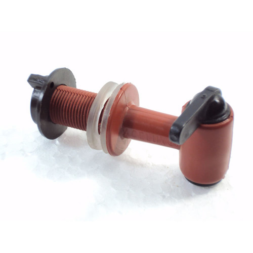 TORNEIRA PLÁSTICA P/ FILTRO MARROM - CARTELA COM 12 UN