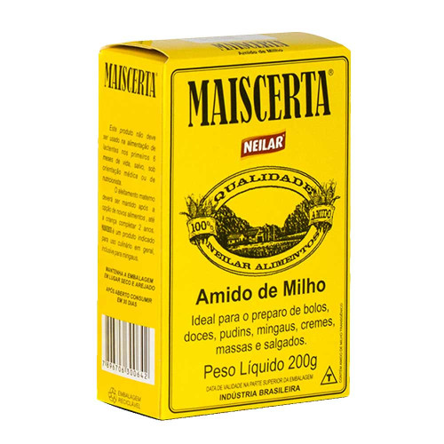 AMIDO DE MILHO MAISCERTA NEILAR 200GR - CX COM 24 UN