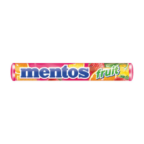 MENTOS BALA 37.5GR FRUIT - DP COM 16 UN